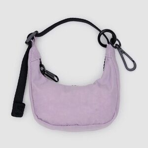 BAGGU Mini Crescent Bag Charm- Dusty Pink